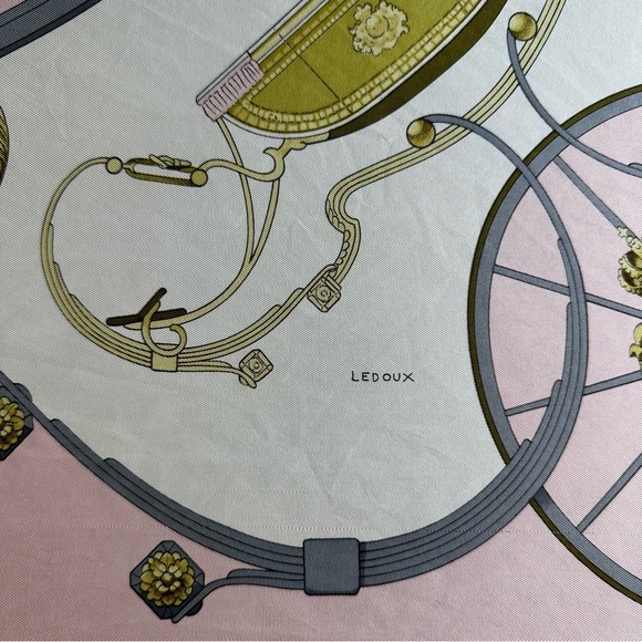 SOLD Authentic Hermes Scarf - Springs - Picture 7 of 10